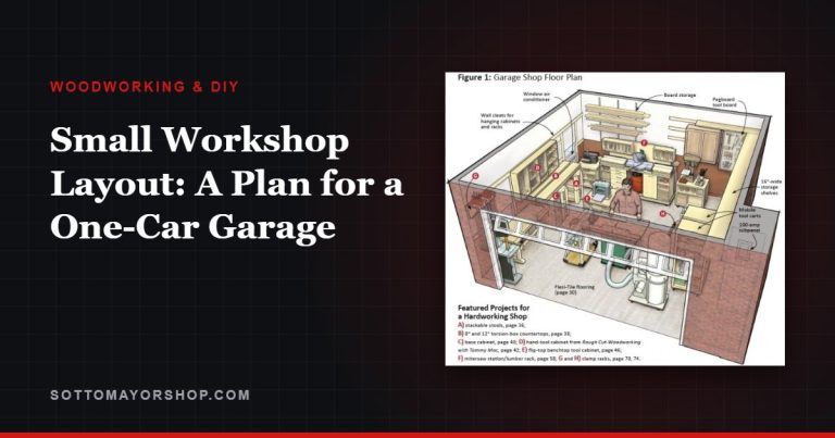 Small Workshop Layout: A Plan for a One-Car Garage