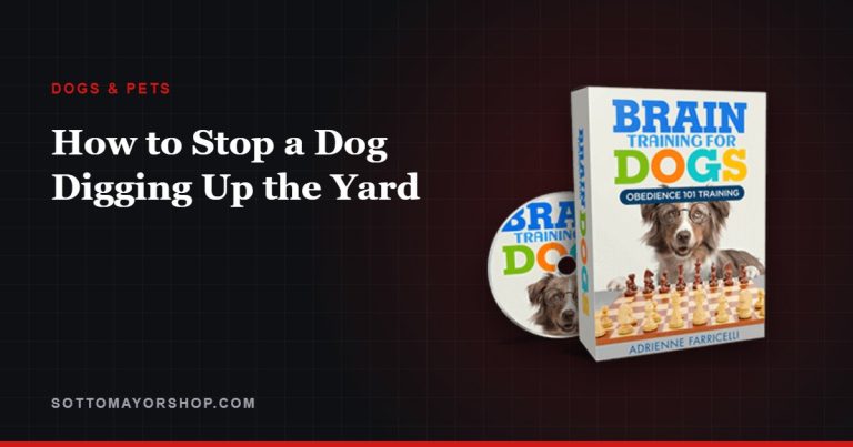 How to Stop a Dog Digging Up the Yard