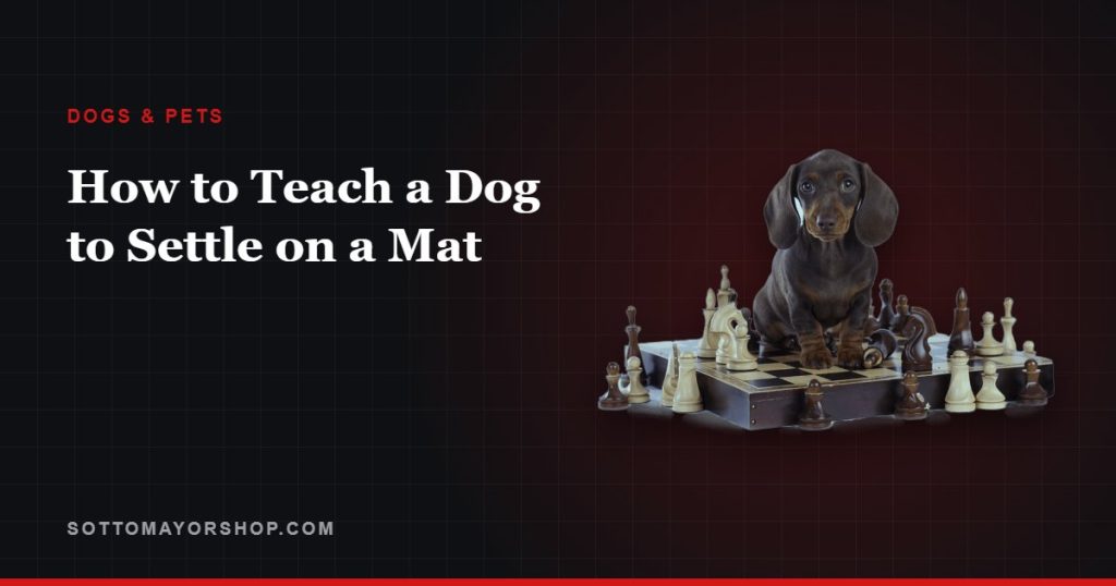 How to Teach a Dog to Settle on a Mat