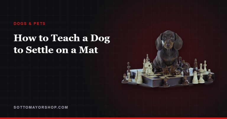 How to Teach a Dog to Settle on a Mat