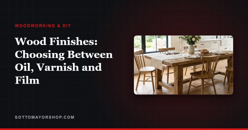 Wood Finishes: Choosing Between Oil, Varnish and Film